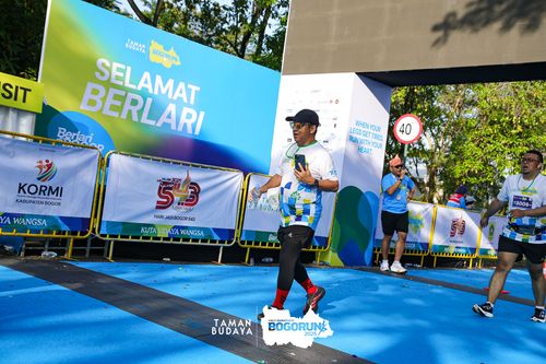 Race photo from Taman Budaya x BOGORUN 2025