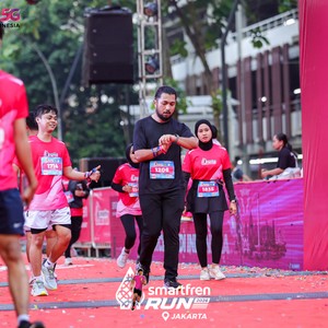 Race photo from SMARTFREN RUN 2026