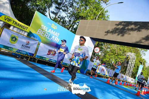 Race photo from Taman Budaya x BOGORUN 2025
