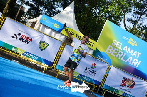 Race photo from Taman Budaya x BOGORUN 2025