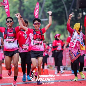 Race photo from SMARTFREN RUN 2026