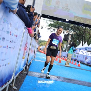 Race photo from BOGORUN 2026