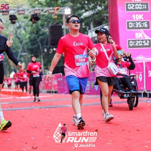 Race photo from SMARTFREN RUN 2026