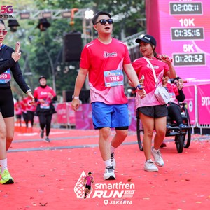 Race photo from SMARTFREN RUN 2026