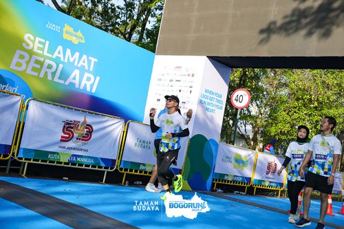 Race photo from Taman Budaya x BOGORUN 2025