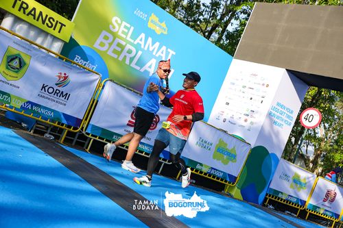 Race photo from Taman Budaya x BOGORUN 2025