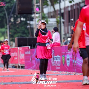 Race photo from SMARTFREN RUN 2026