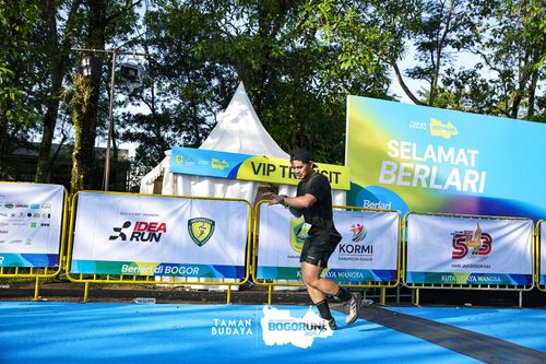 Race photo from Taman Budaya x BOGORUN 2025