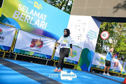 Race photo from Taman Budaya x BOGORUN 2025