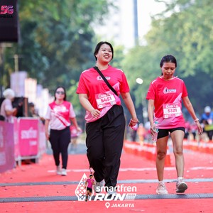 Race photo from SMARTFREN RUN 2026