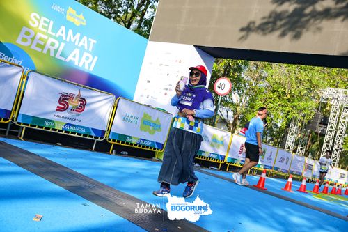 Race photo from Taman Budaya x BOGORUN 2025
