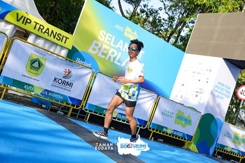 Race photo from Taman Budaya x BOGORUN 2025