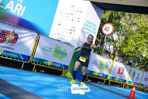 Race photo from Taman Budaya x BOGORUN 2025