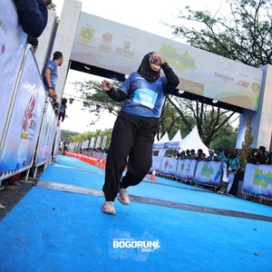 Race photo from BOGORUN 2026