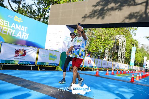 Race photo from Taman Budaya x BOGORUN 2025