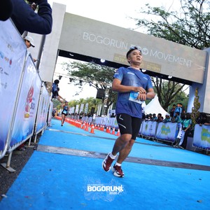 Race photo from BOGORUN 2026