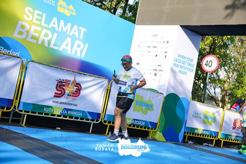 Race photo from Taman Budaya x BOGORUN 2025
