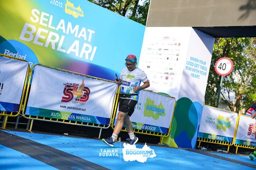 Race photo from Taman Budaya x BOGORUN 2025