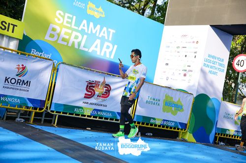 Race photo from Taman Budaya x BOGORUN 2025