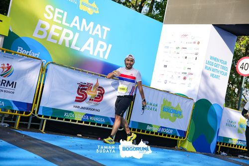Race photo from Taman Budaya x BOGORUN 2025