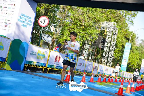 Race photo from Taman Budaya x BOGORUN 2025