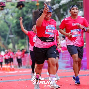 Race photo from SMARTFREN RUN 2026