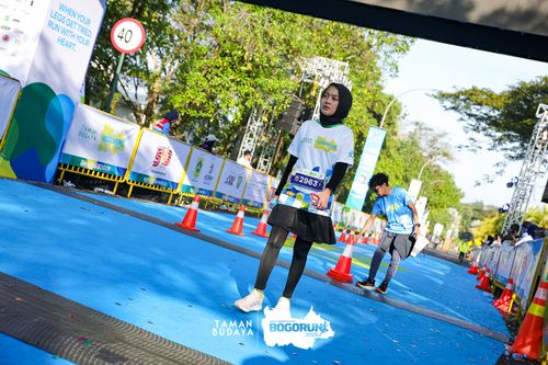 Race photo from Taman Budaya x BOGORUN 2025