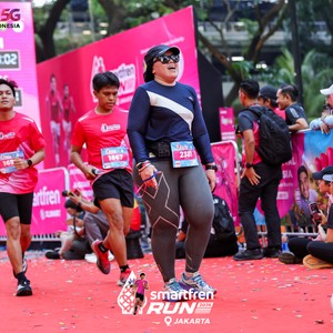 Race photo from SMARTFREN RUN 2026