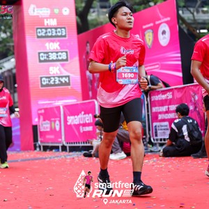 Race photo from SMARTFREN RUN 2026