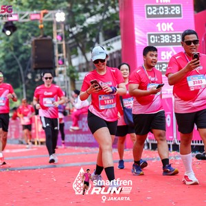 Race photo from SMARTFREN RUN 2026