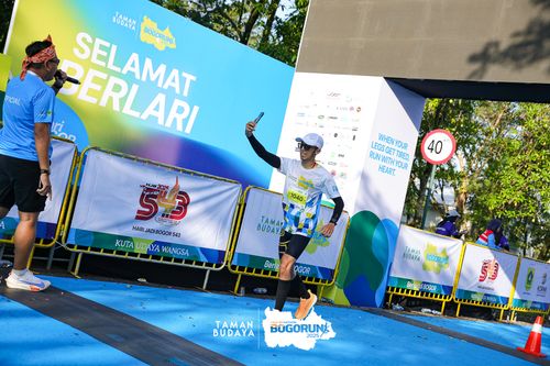 Race photo from Taman Budaya x BOGORUN 2025