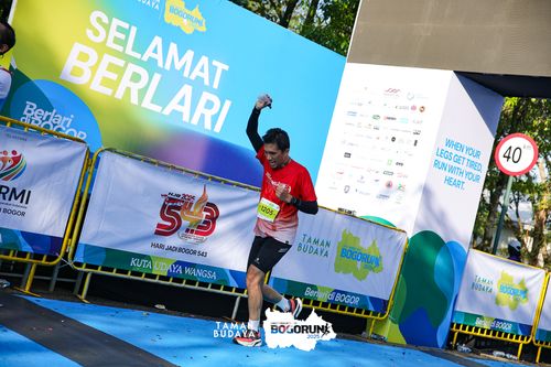 Race photo from Taman Budaya x BOGORUN 2025