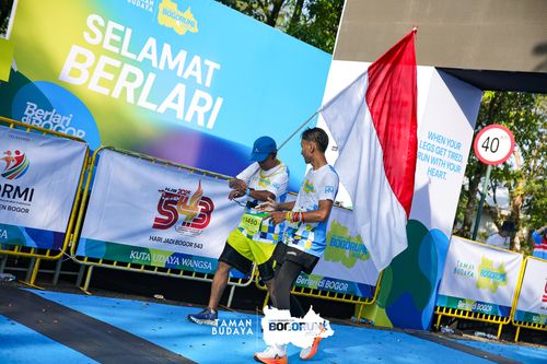 Race photo from Taman Budaya x BOGORUN 2025