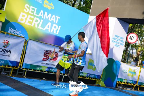 Race photo from Taman Budaya x BOGORUN 2025