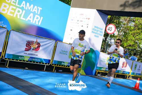 Race photo from Taman Budaya x BOGORUN 2025