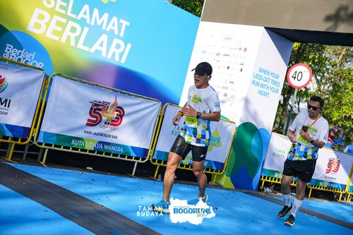 Race photo from Taman Budaya x BOGORUN 2025