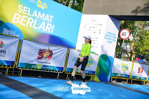 Race photo from Taman Budaya x BOGORUN 2025