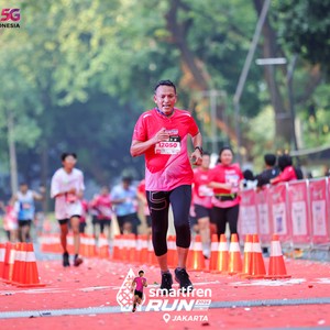 Race photo from SMARTFREN RUN 2026