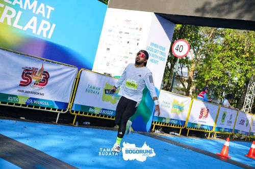 Race photo from Taman Budaya x BOGORUN 2025