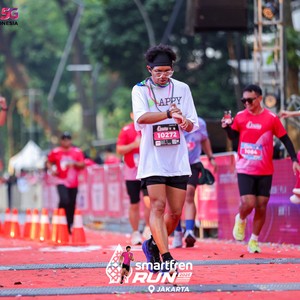 Race photo from SMARTFREN RUN 2026