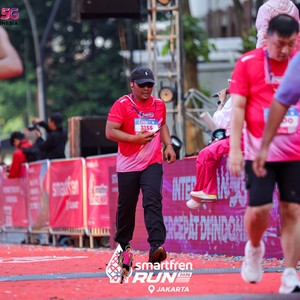 Race photo from SMARTFREN RUN 2026