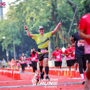 Race photo from SMARTFREN RUN 2026