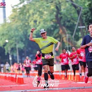 Race photo from SMARTFREN RUN 2026