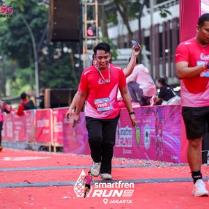 Race photo from SMARTFREN RUN 2026