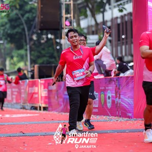 Race photo from SMARTFREN RUN 2026