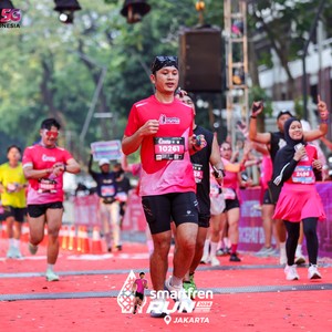 Race photo from SMARTFREN RUN 2026