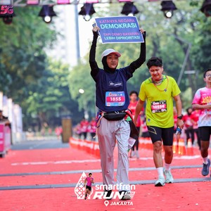 Race photo from SMARTFREN RUN 2026