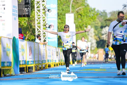 Race photo from Taman Budaya x BOGORUN 2025