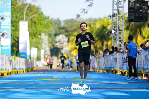 Race photo from Taman Budaya x BOGORUN 2025