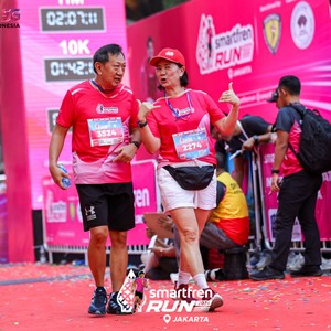 Race photo from SMARTFREN RUN 2026